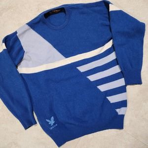 VTG Lyle & Scott Mens M/L Medium Large Super Lambswool Knit Crewneck Sweater